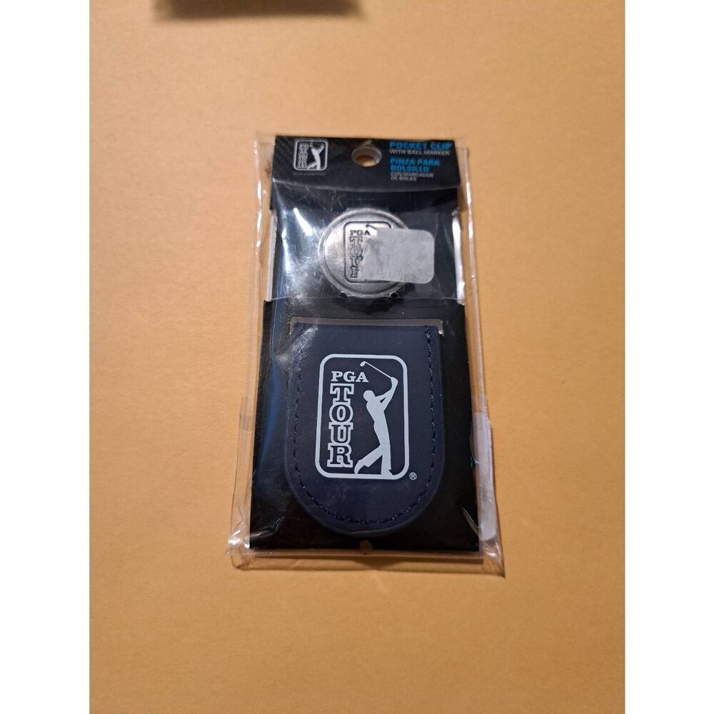 New PGA Tour Blue Pocket Clip with Ball Marker NWT Official Golf Accessory